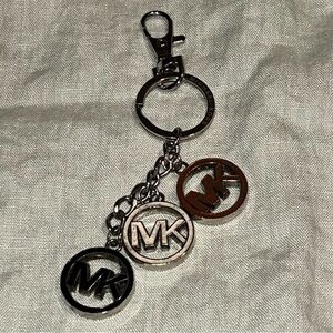 Michael Kors Tripe Logo Bag Charm 💋 Key Chain